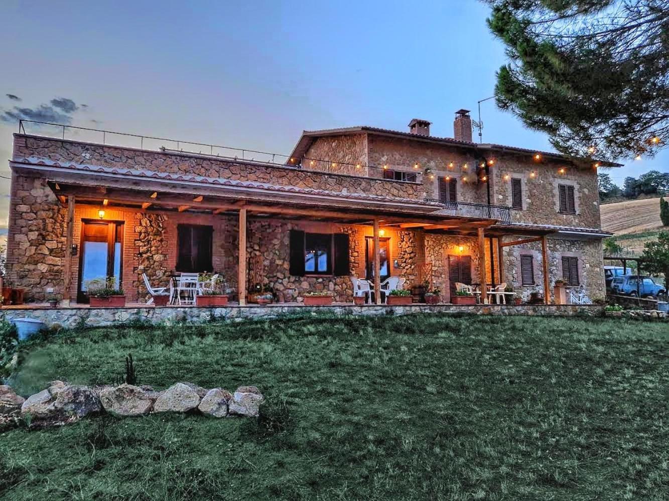 Agriturismo Il Casato Mag-Il Giogo Pienza Bagian luar foto